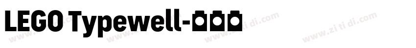 LEGO Typewell字体转换 LEGO Typewell字体转换